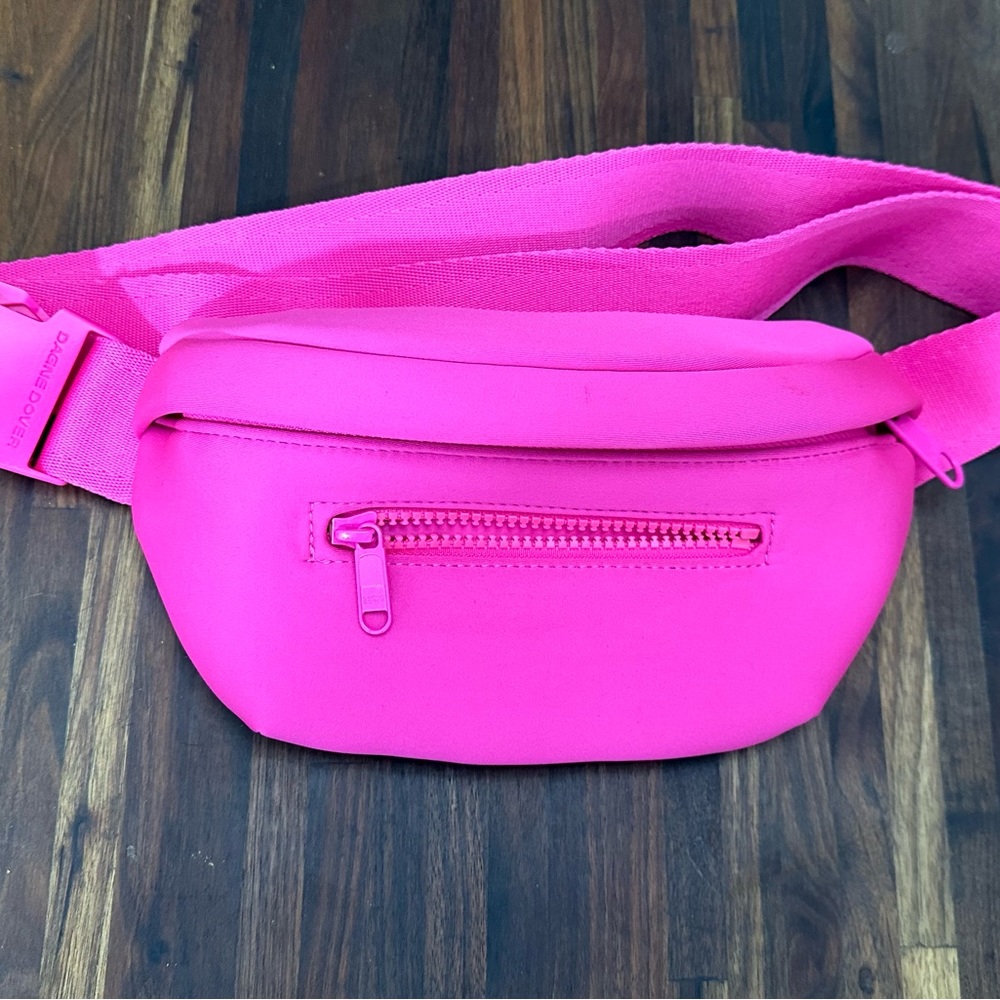 Dagne Dover hottest pink Ace body bag